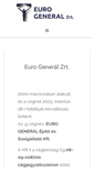 Mobile Screenshot of eurogeneral.hu